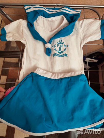 Морской костюм на девочку