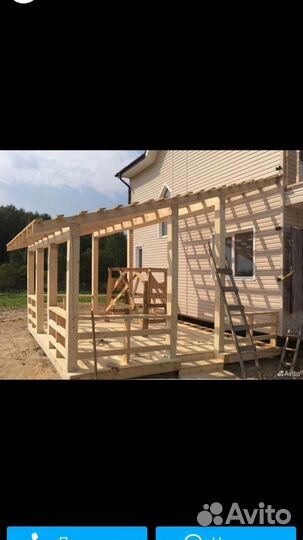 Пристройки веранды бани