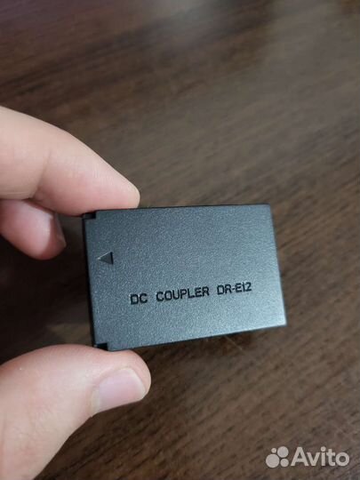 Адаптер питания-пустышка для Canon LP-E12