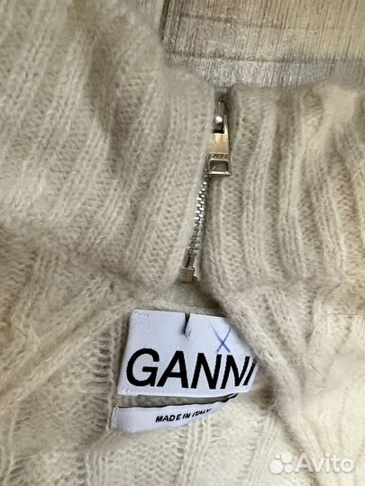 Ganni свитер шерсть 48/50 Оригинал