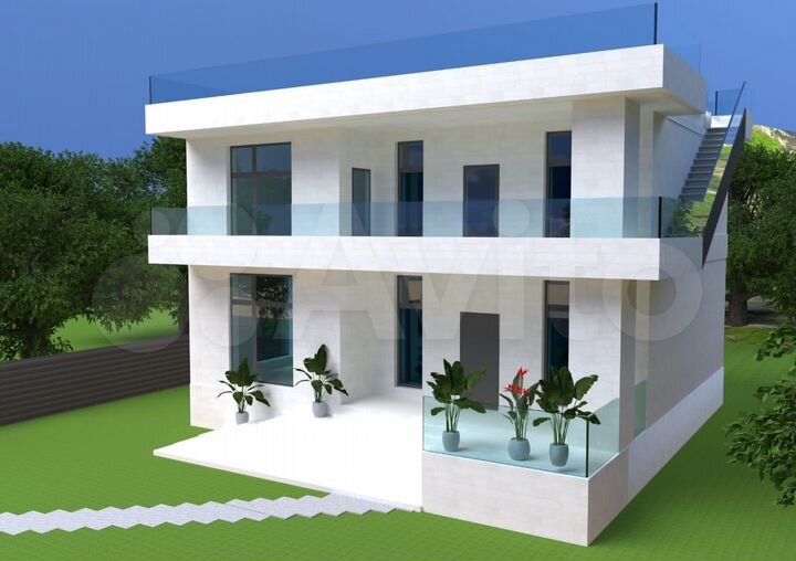 Коттедж 192 м² на участке 6 сот.