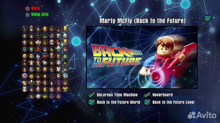 71201 Marty McFly (Toy Tag) для Lego Dimensions 4U