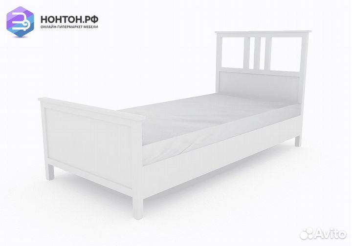 Кровать одинарная khimki 0.9 м белая