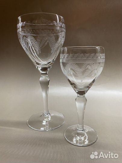Фужеры бокалы богемия