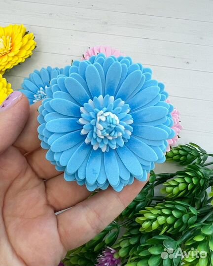 Цветы на резинки или заколке