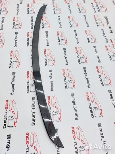 Спойлер на крышку багажника BMW X5 G05 Карбон