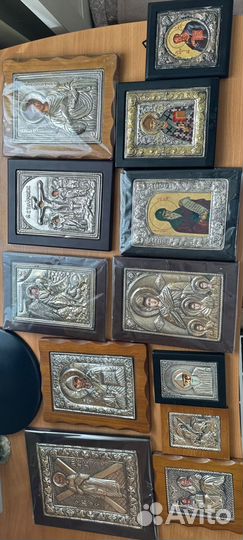 Иконы серебряные