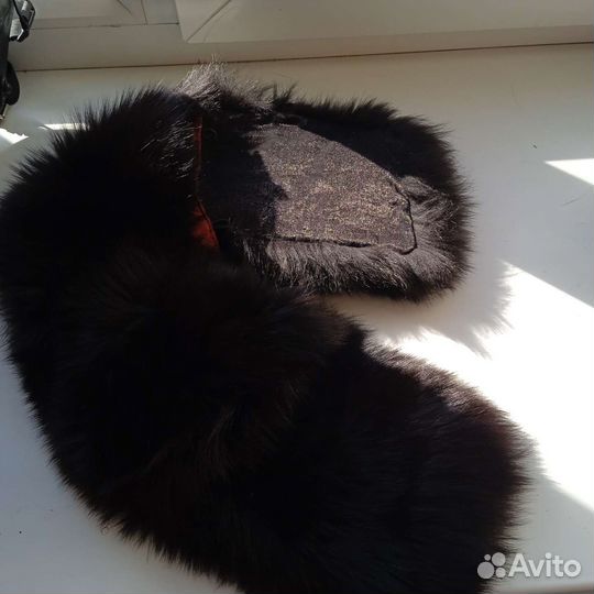 Меховой воротник натуральный
