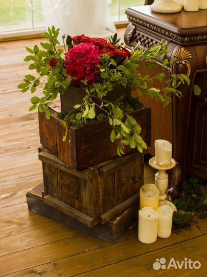 Ящик деревянный декоративный