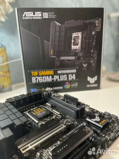 Материнская плата asus TUF gaming B760M-plus D4