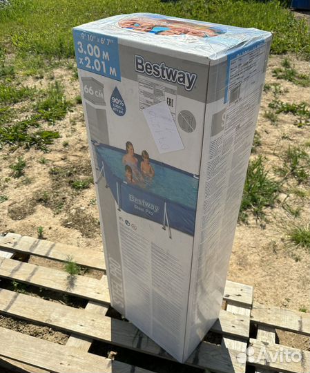 Бассейн каркасный прямоугольный Bestway Steel Pro