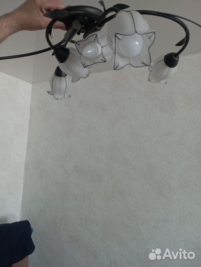 Люстра потолочная подвесная бу