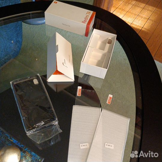 Крутой чехол на Redmi 7A и 2 защитные пленки с док
