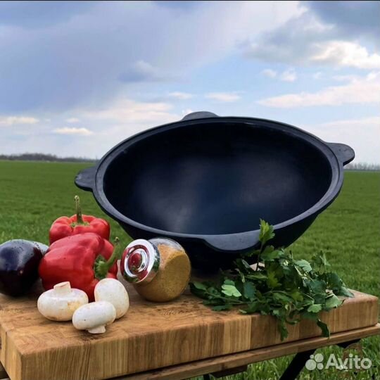 Казан чугунный 8 литров