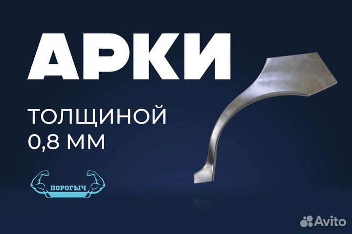 Кузовная арка Renault Logan 2 левая