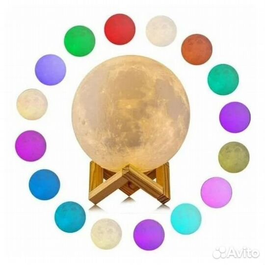 Светильник ночник луна