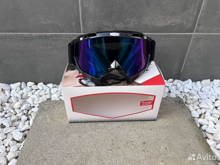 Маска-очки + горнолыжная + мотоциклетная+ детская