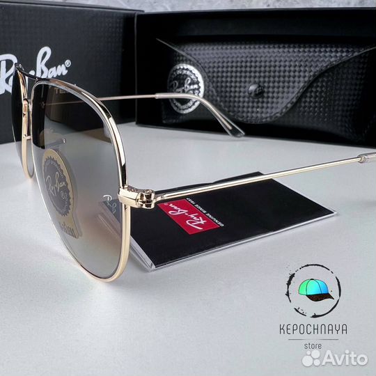 Очки Ray Ban aviator Стекло