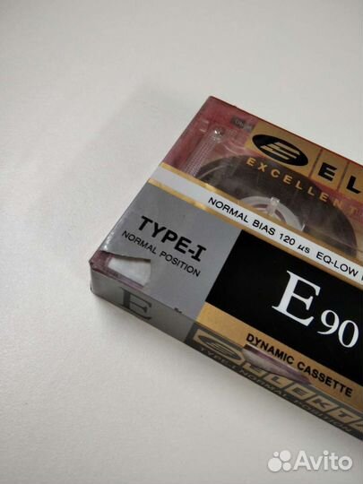 Sony HF 90.Elekta E90 Аудиокассета(запечатано)