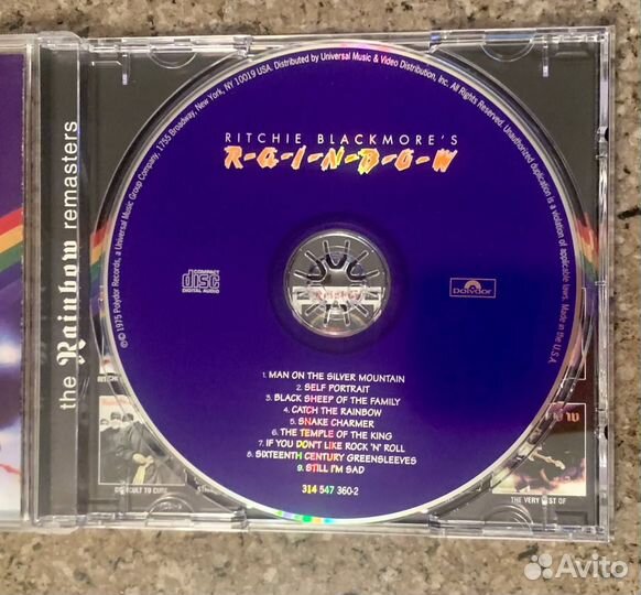 Rainbow – Ritchie Blackmore's Rainbow CD