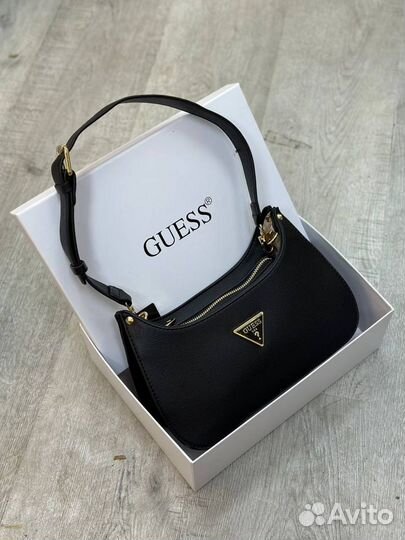 Сумка guess meridian с логотипом 4g на плечо