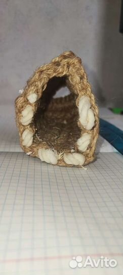 Дом из джута новые для хомяков, мышей, свинок