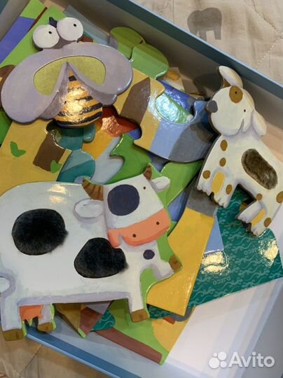 Пазл гигантский тактильный djeco