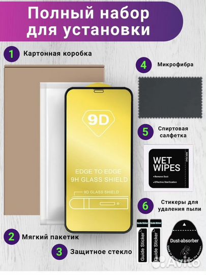 Защитное стекло iPhone 13 pro max