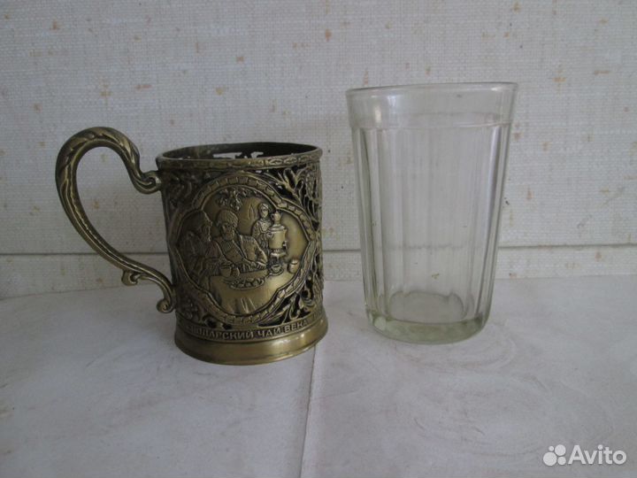 Подстаканник и стакан