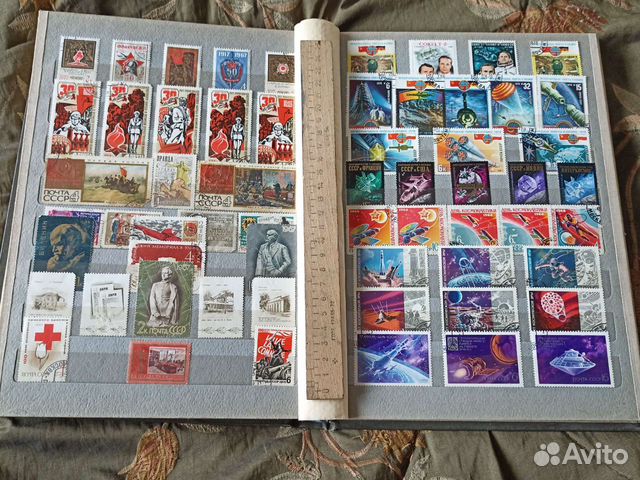 Иностранные и советские марки 50х-70х объявление продам