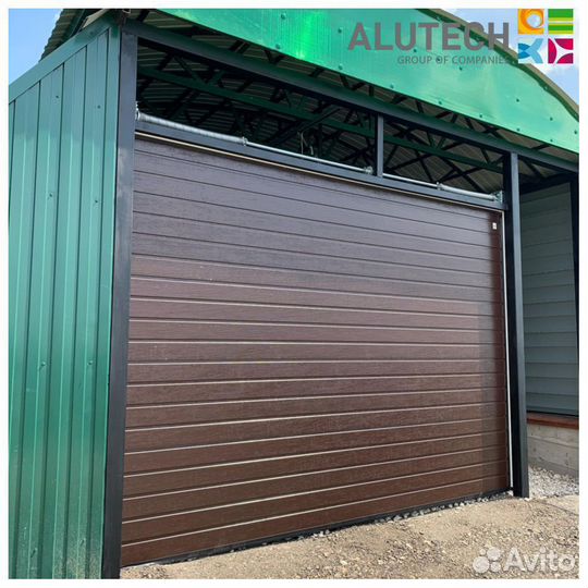 Секционные ворота alutech