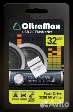 USB-флеш накопитель oltramax 32GB 50 белый