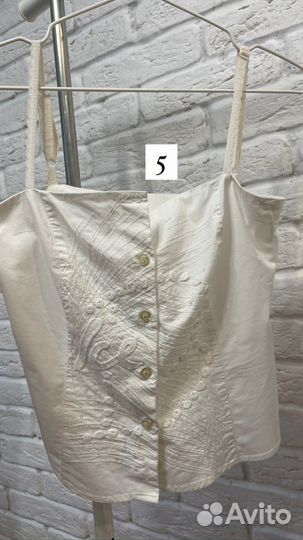 Белый топ Манго Зара ажурные брюки комбез платье