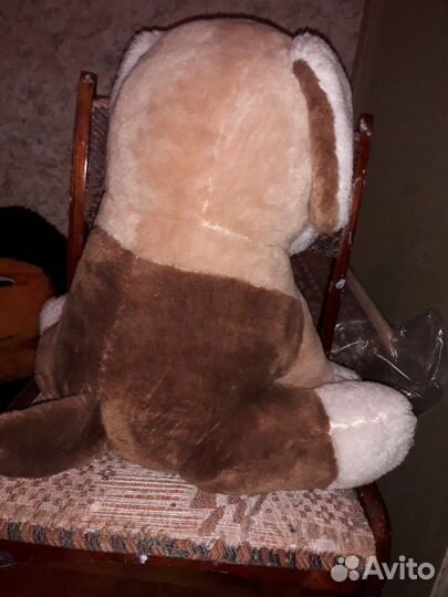 Большая мягкая игрушка обезьяна, собака