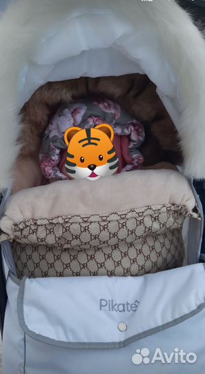 Зимний конверт в коляску