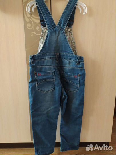 Джинсовые комбин-ны и сарафаны для девочки 92-104