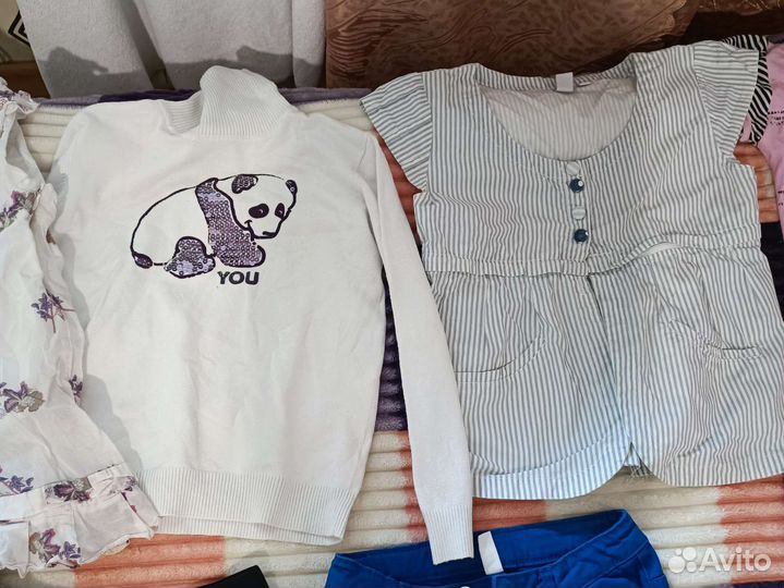 Вещи пакетом для девочки 134-140