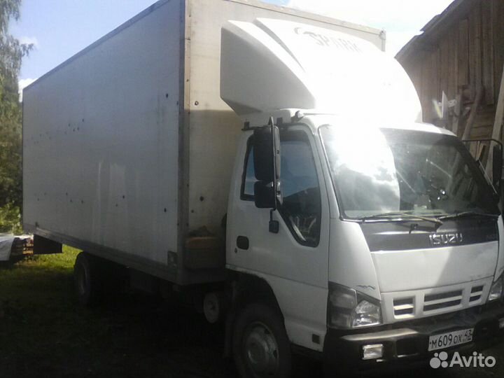 Грузоперевозки исузу,длинна 6,40 м,5 тонн,38 куб/м