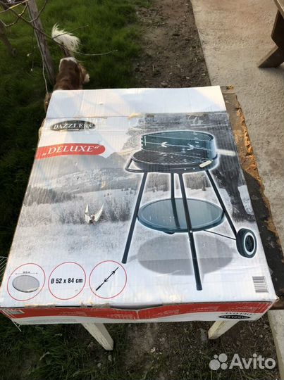 Гриль круглый угольный Dazzlers. Диаметр 52 см
