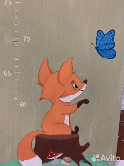 Ростомер детский ручная работа