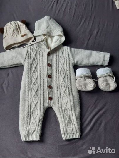 Вязаный комбинезон