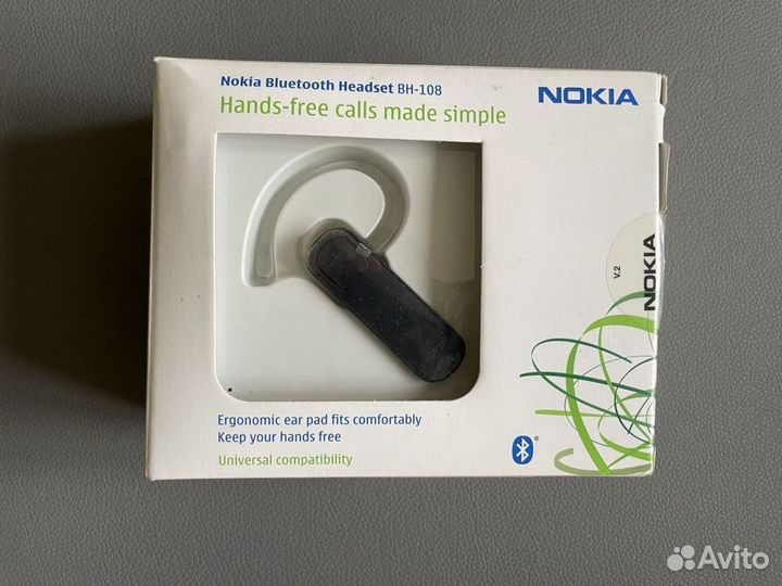 Гарнитура Nokia BH-108 Новая