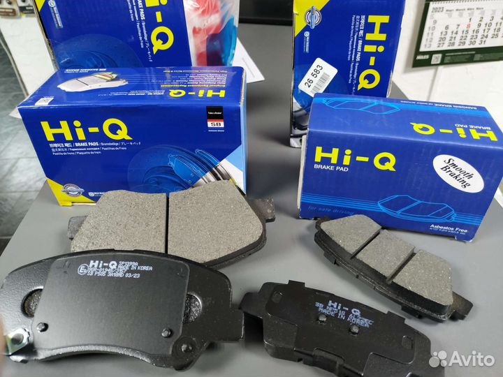 Тормозные колодки на Hyundai Solaris 2 HI-Q