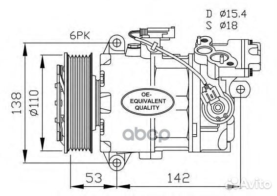 32463 компрессор кондиционера BMW E81/E82/E87