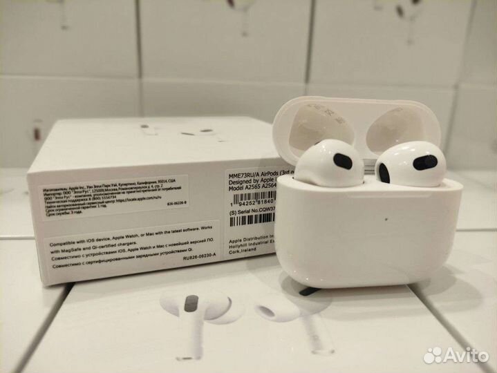 AirPods 3 топовая версия, 1400 отзывов в профиле