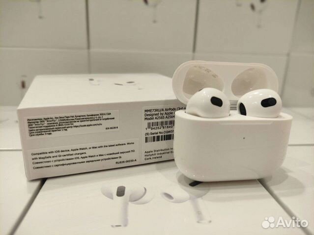 AirPods 3 топовая версия, 1400 отзывов в профиле