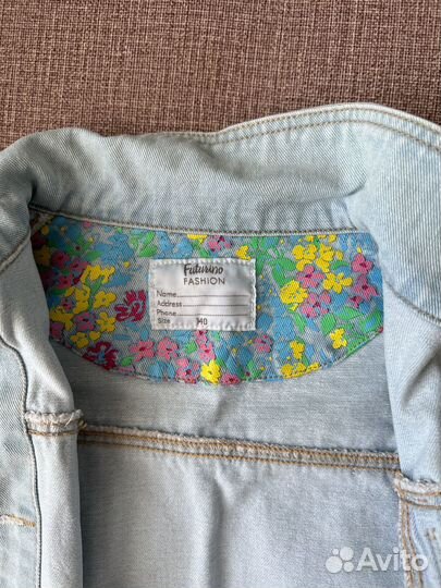 Джинсовка на девочку 140