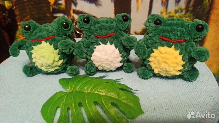 Лягушки вязанные