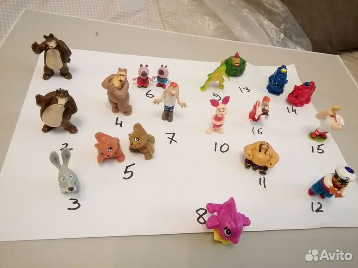 Фигурки из киндер сюрприза и не только
