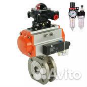 Кран шаровой DN.ru BV3232P-FP-Fb-ISO-H Ду65 Ру16, межфланцевый, полнопроходной, корпус - нержавеющая